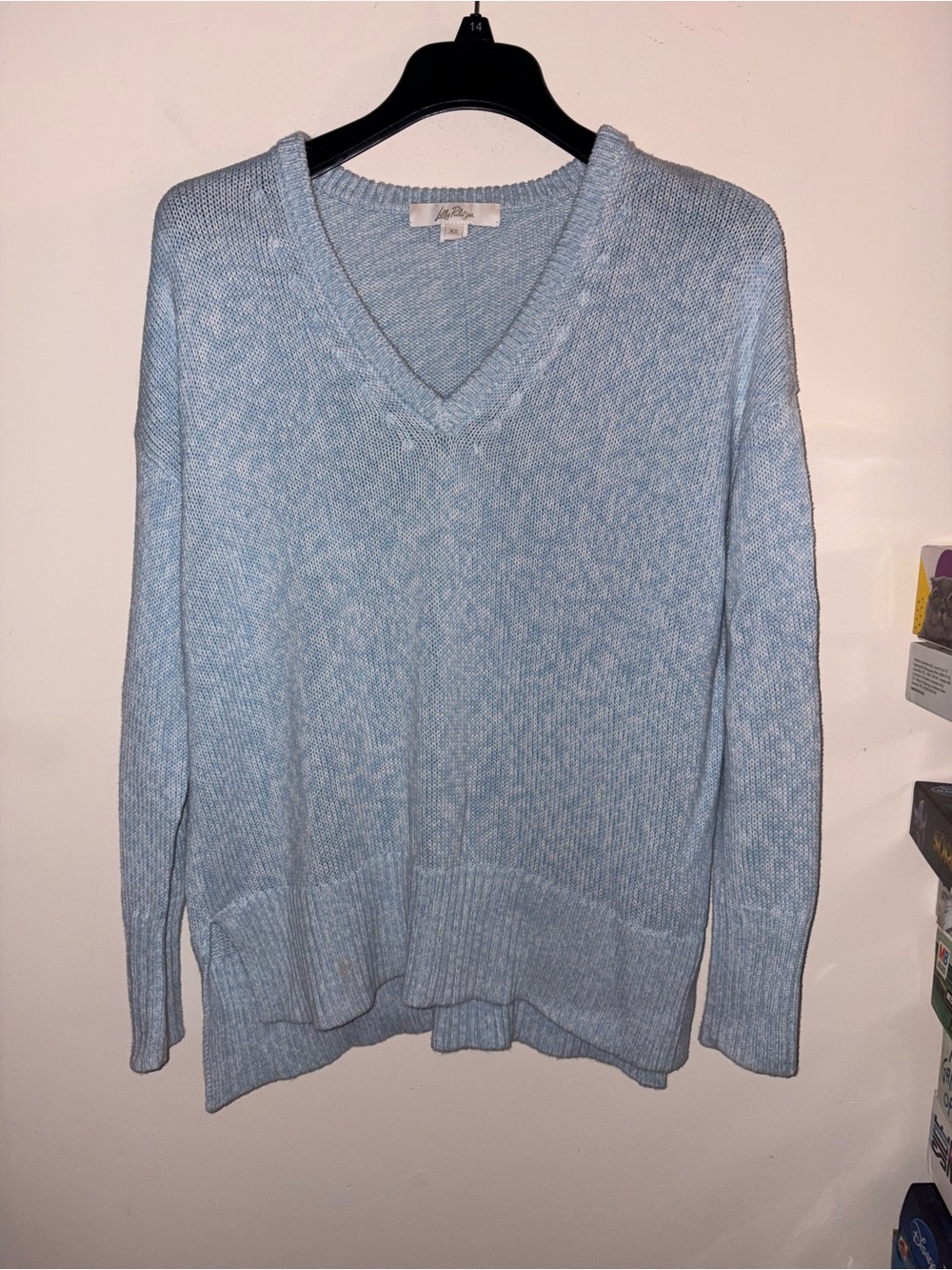 Lilly Pulitzer size XS oversized blue sweater